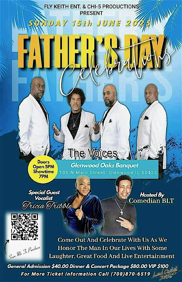 The Voices & Friends Fathers Day Celebration and Concert | Glenwood Oaks Restaurant