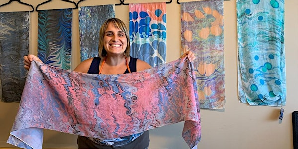 Create a Silk Scarf, SIP & CREATE Workshop- KELOWNA | Upside Cidery