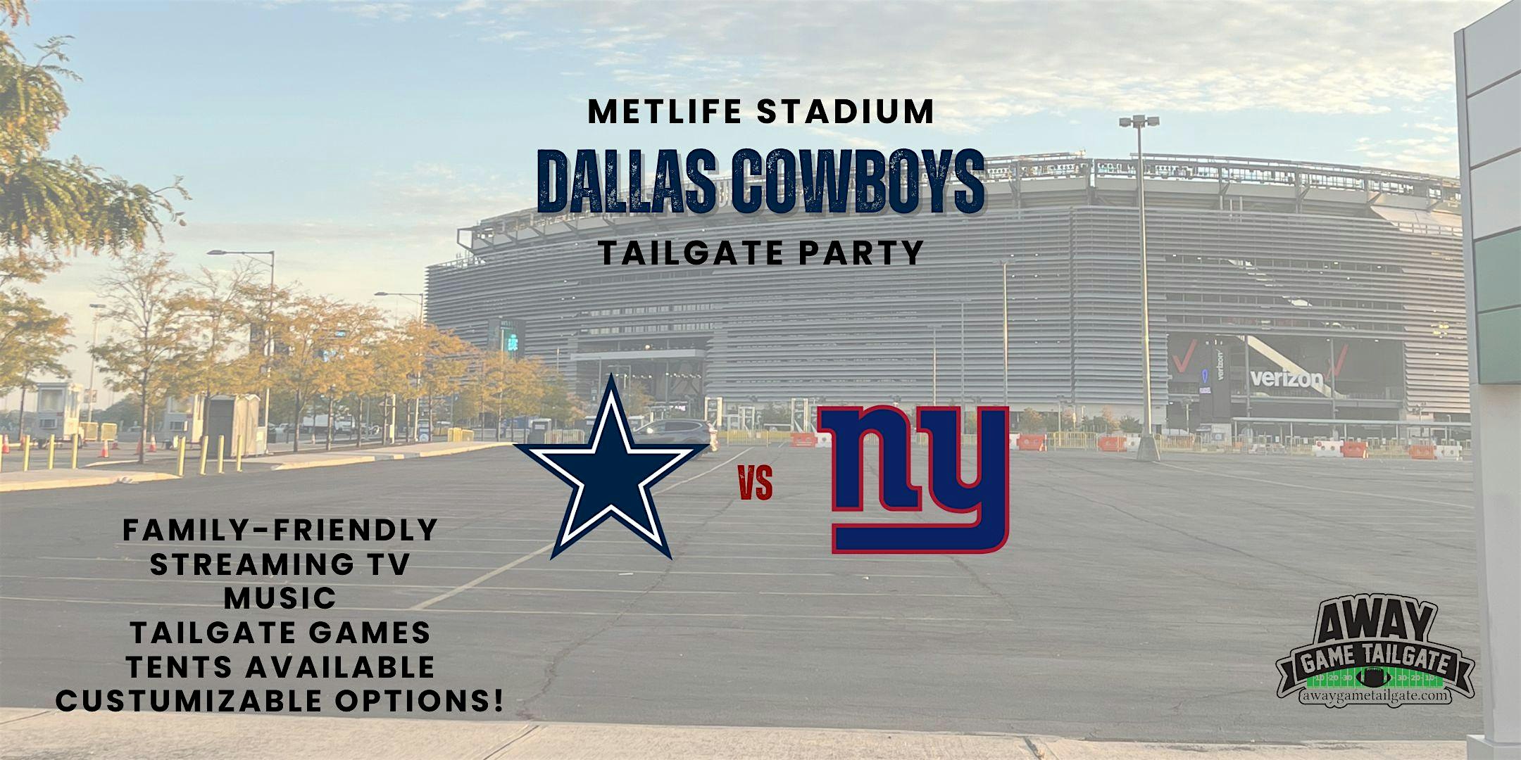 Dallas Cowboys Tailgate at MetLife Stadium | MetLife Stadium Drive