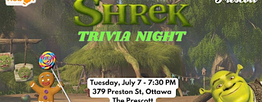 SHREK Trivia Night - The Prescott (Ottawa) | The Prescott