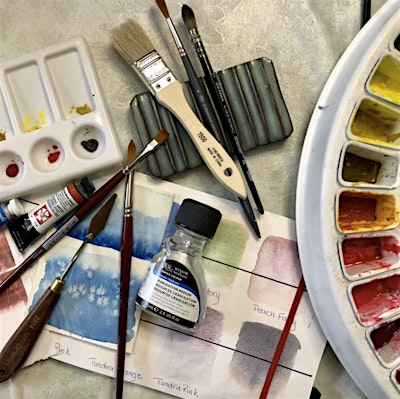 Watercolour Essentials - A Journey from Basic to Beyond with Stacey Robb | 363 Main Street Bath
