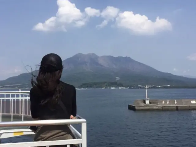 櫻島賞火山+足浴😍