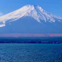 真冬の山中湖
