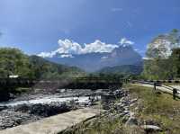Bridge before Mount Kinabalu 