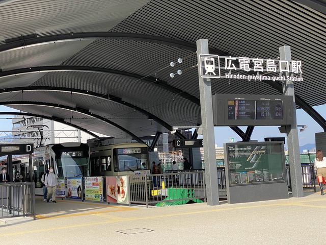 秋🍁(安芸)の宮島。宮島口駅→宮島