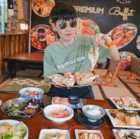 เออ กุ้งเผา บุฟเฟต์อลาคาสสุดจัดในย่านบางแสน 
