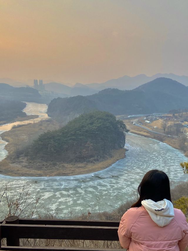 한국 속의 한국🇰🇷 영월 한반도 지형