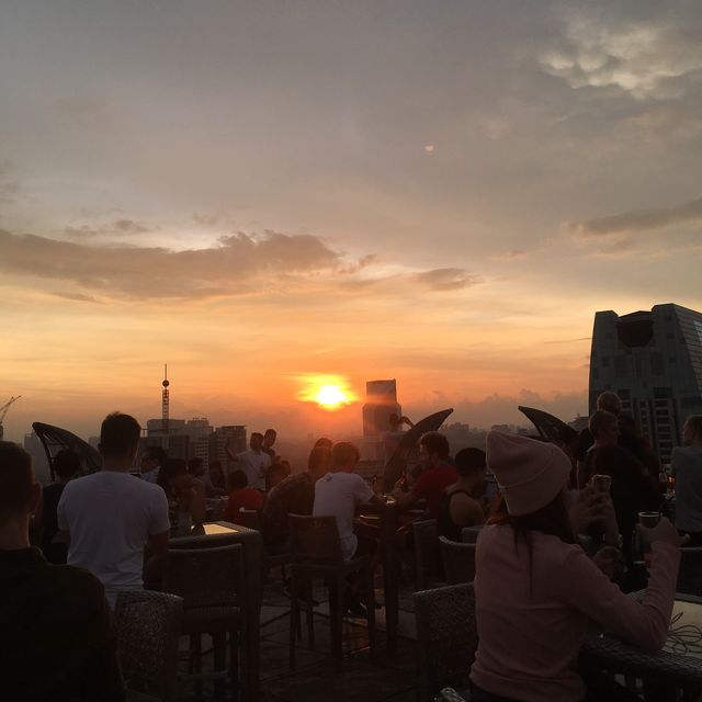 Catching sunset and sippin’ your drink