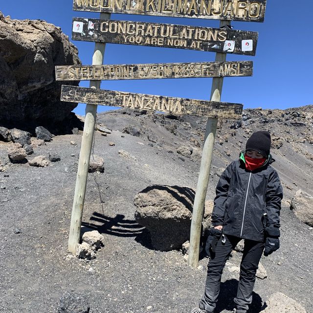 nearing the peak Kilimanjaro