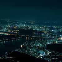 680m에서 보는 캠핑의 야경의 맛🤍