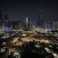 Skyscrapers @ Abu Dhabi open balcony view 