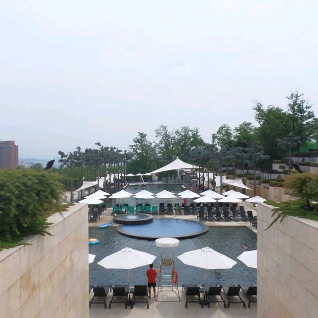 👍서울에서 동남아 리조트를 느끼고 싶다면 반얀트리 서울 수영장 오아시스