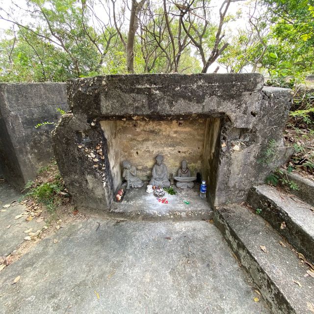 The Devils Peak and his cave, Kowloon. The Devils Peak and his cave, Kowloon.