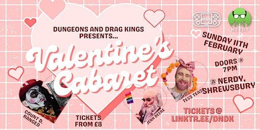 Valentine's Drag Cabaret - Dungeons and Drag Kings - Nerdy | Nerdy Coffee Co.