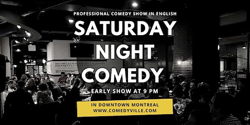 Live Stand Up English Comedy Shows Montreal at Comedy Club Montreal (9 PM) | Deli Planet Resto-Bar inside Montreal's Gare Centrale (Central Station)