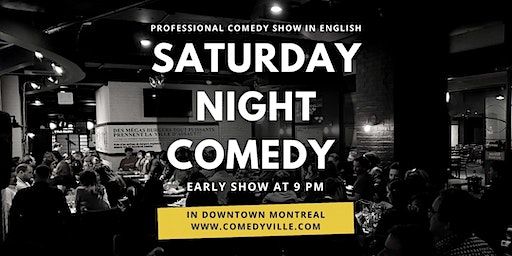 Live Stand Up English Comedy Shows Montreal at Comedy Club Montreal (9 PM) | Deli Planet Resto-Bar inside Montreal's Gare Centrale (Central Station)