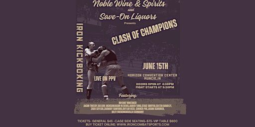Iron Kickboxing | Horizon Convention Center, South High Street, Muncie, IN, USA