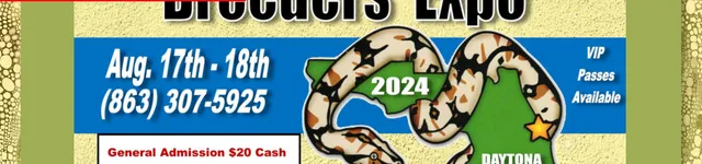 2024 年全國爬行動物育種者博覽會 | 希爾頓代托納比奇度假村/海洋漫步村