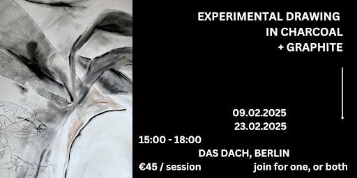 Experimental Drawing in Charcoal + Graphite | Das Dach Berlin uG