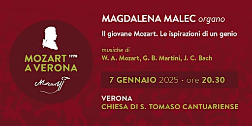 Mozart a Verona 2025 - MAGDALENA MALEC organo | Chiesa Parrocchiale di San Tommaso Becket