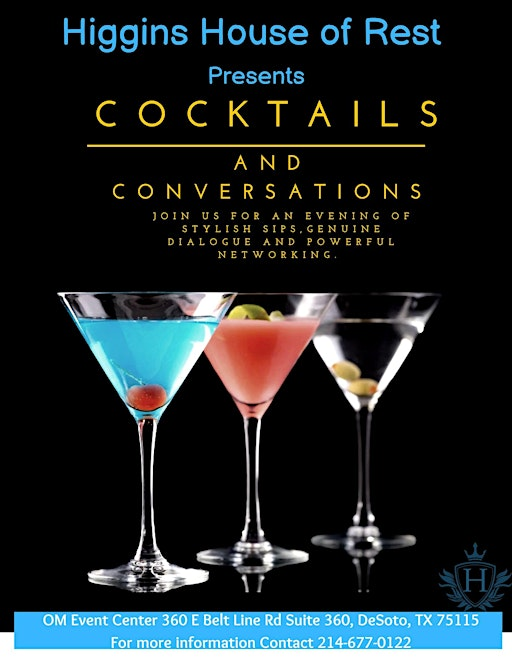 Vendor Booths  Available-$25 at Higgins House Cocktails and Conversations! | Orchestrating Memories Event Center