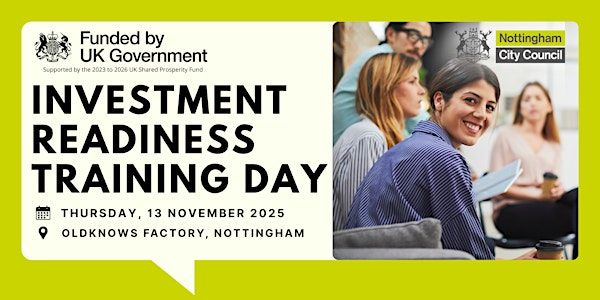 Investment Readiness Training Day | The Oldknows Factory