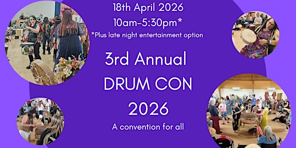 DRUM CON - A CONVENTION FOR ALL 2026 | Marks Tey Parish Hall