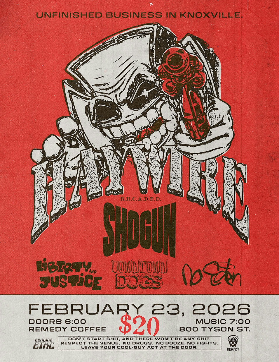 Broken Oath Presents: Haywire @ Remedy | Remedy Coffee