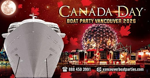 Canada Day Boat Party Cruise Vancouver 2026 | Burrard Queen