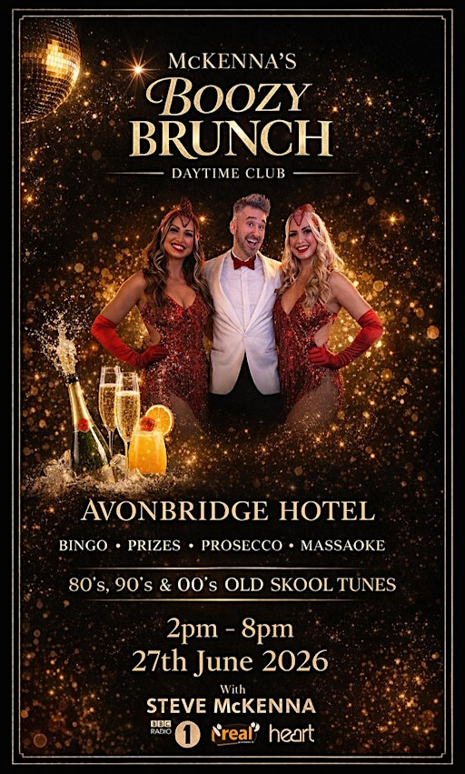 McKenna's Boozy Brunch at the Avonbridge Hotel | Avonbridge Hotel