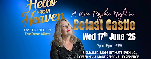 A Wee Psychic Night in Belfast Castle  Upfront & Personal | Belfast Castle