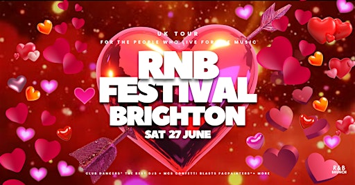 RNB Festival Brighton 2026: Outside (June 27) | Tide Beachclub-Nightclub