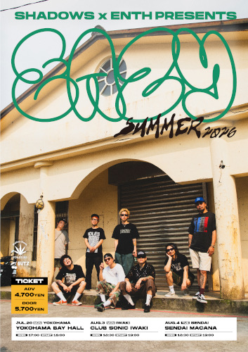 SHADOWS x ENTH Presents.-EAZY- SUMMER 2026のチケット(福島県・2026/8/3(月)) | club SONIC iwaki