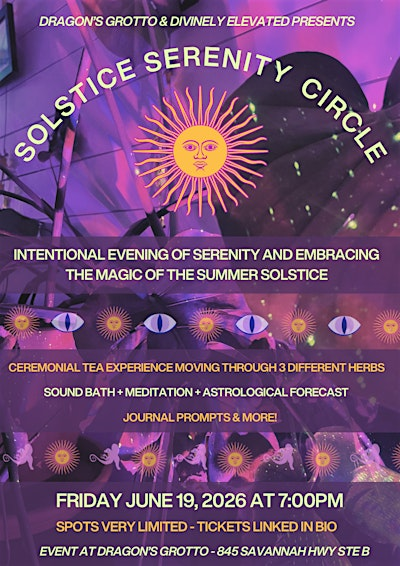 Solstice Serenity Circle | Dragon’s Grotto