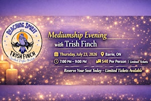 An Evening of Spirit Messages with Trish Finch  at Grillisious | Grillicious Restaurant & Wine Bar - Award Winning Restaurant Hospitality & Tourism Award
