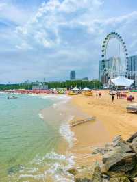 에메랄드빛 바다색감에 치이는 속초해수욕장🌊
