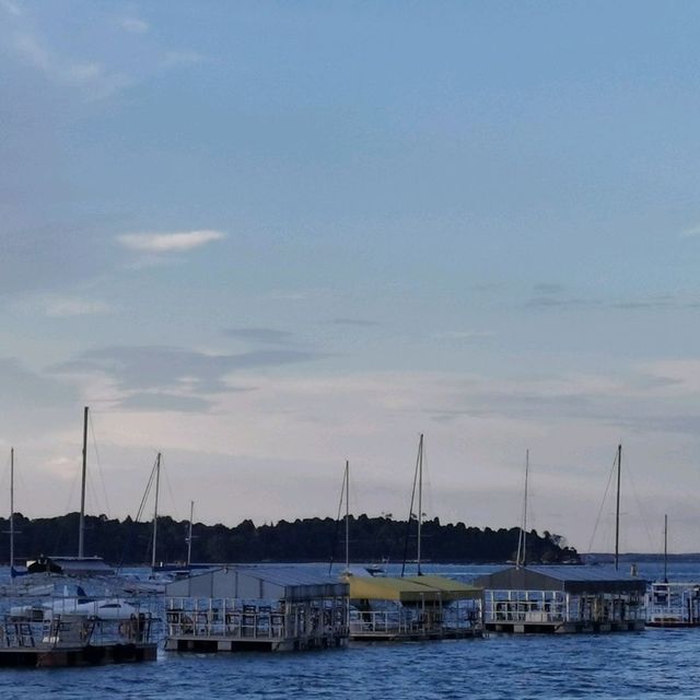 chill, leisure walk @changi point Boardwalk 