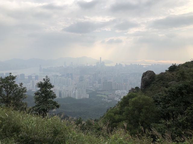 睇到半個九龍景色的飛鵝山😍