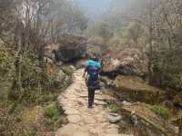 Hiking to Phakding in Nepal 