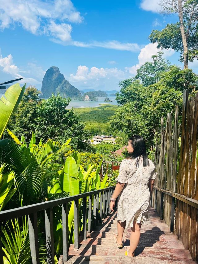 🏞️จุดชมวิวเสม็ดนางชี จ.พังงา🌤️🛤️