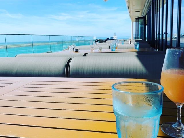 沖縄　瀬長島のウミカジテラス　ポジリポのパスタ＆絶景！