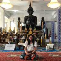 วัดปากน้ำแขมหนู…โบสถ์สีน้ำเงินขาว สวยสะดุดตามาก