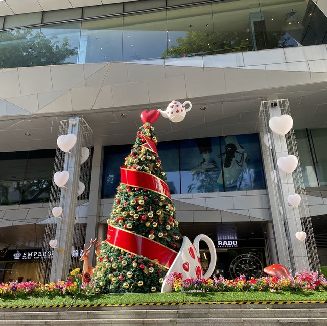 Christmas lights at Orchard Road