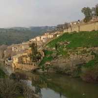 Toledo old Town with Tajo River - Spain