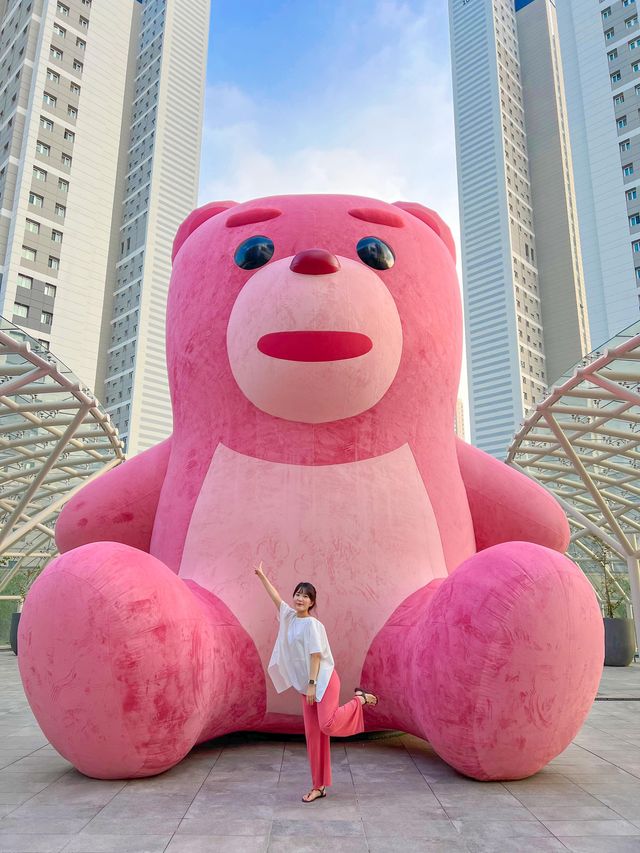현시각 동탄에서 가장 핫한 대형벨리곰 포토존🐻💕