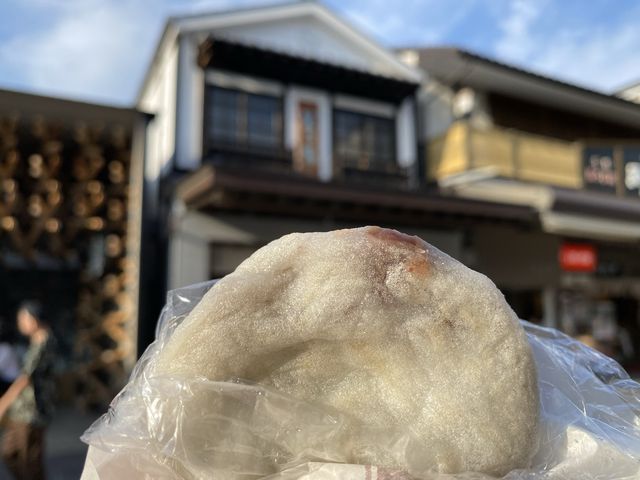 向かい側にも同じ名前のお店？太宰府梅ヶ枝餅『笠乃家』