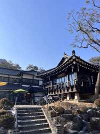 산정호수를 바라보는 호수뷰 한옥베이커리카페 #가비가배