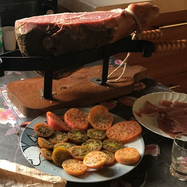 Eating Bistecca Fiorentina in Montepulciano