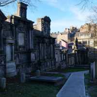 Winters walk through Kirkyard 