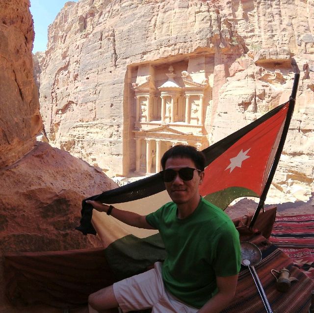 Petra is a famous archaeological site in Jordan